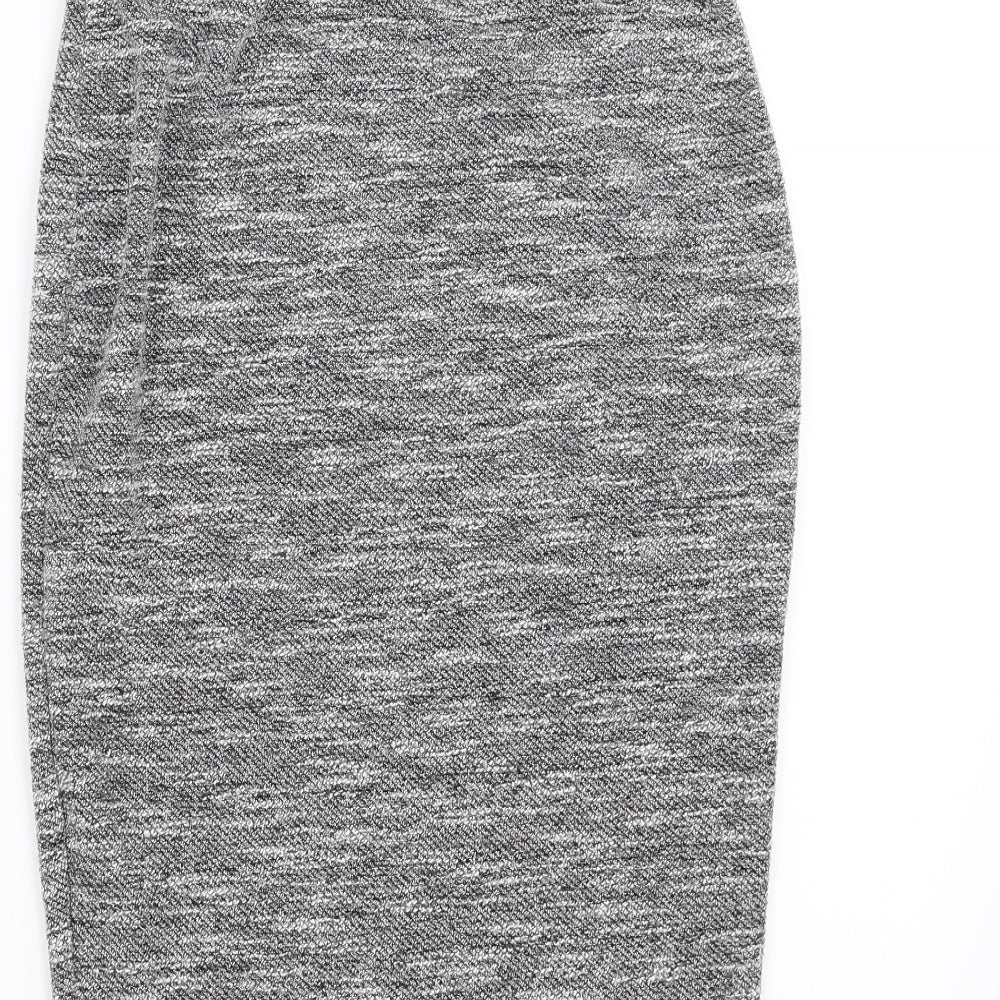 New Look Womens Grey   Straight & Pencil Skirt Size 8