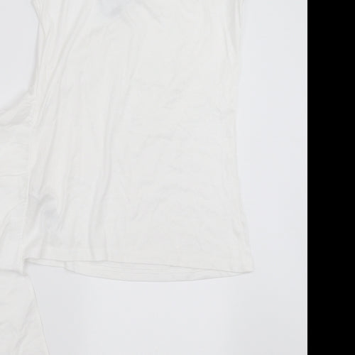 Topshop Womens White   Camisole T-Shirt Size 8
