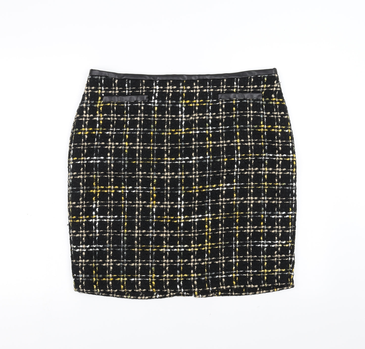 M&Co Womens Black   Straight & Pencil Skirt Size 16