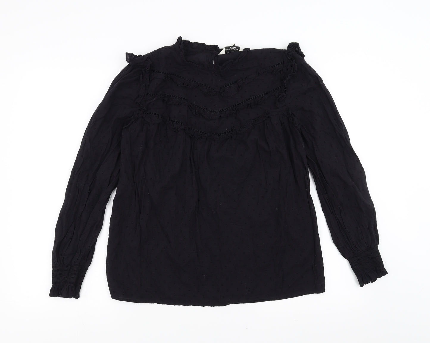 F&F Womens Black   Basic Blouse Size 12