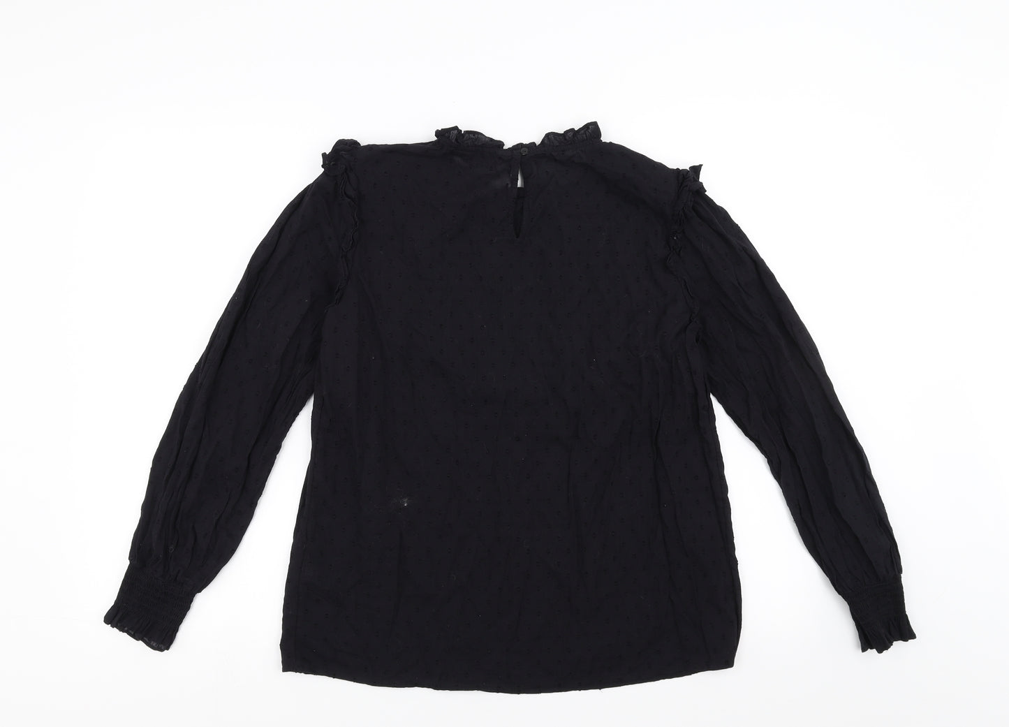 F&F Womens Black   Basic Blouse Size 12