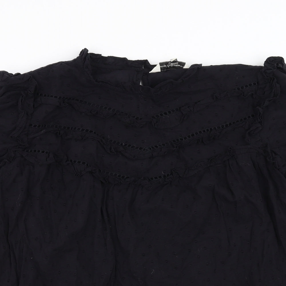F&F Womens Black   Basic Blouse Size 12