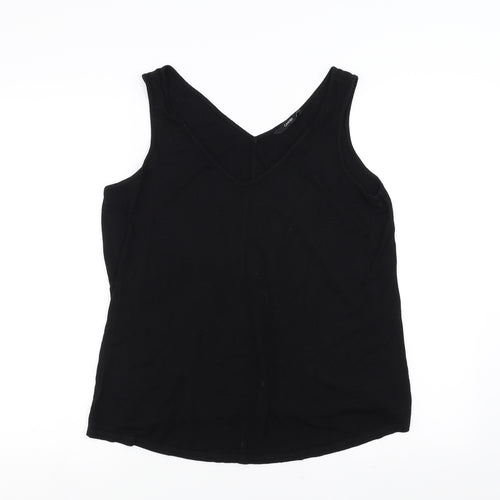 George Womens Black   Basic Blouse Size 12