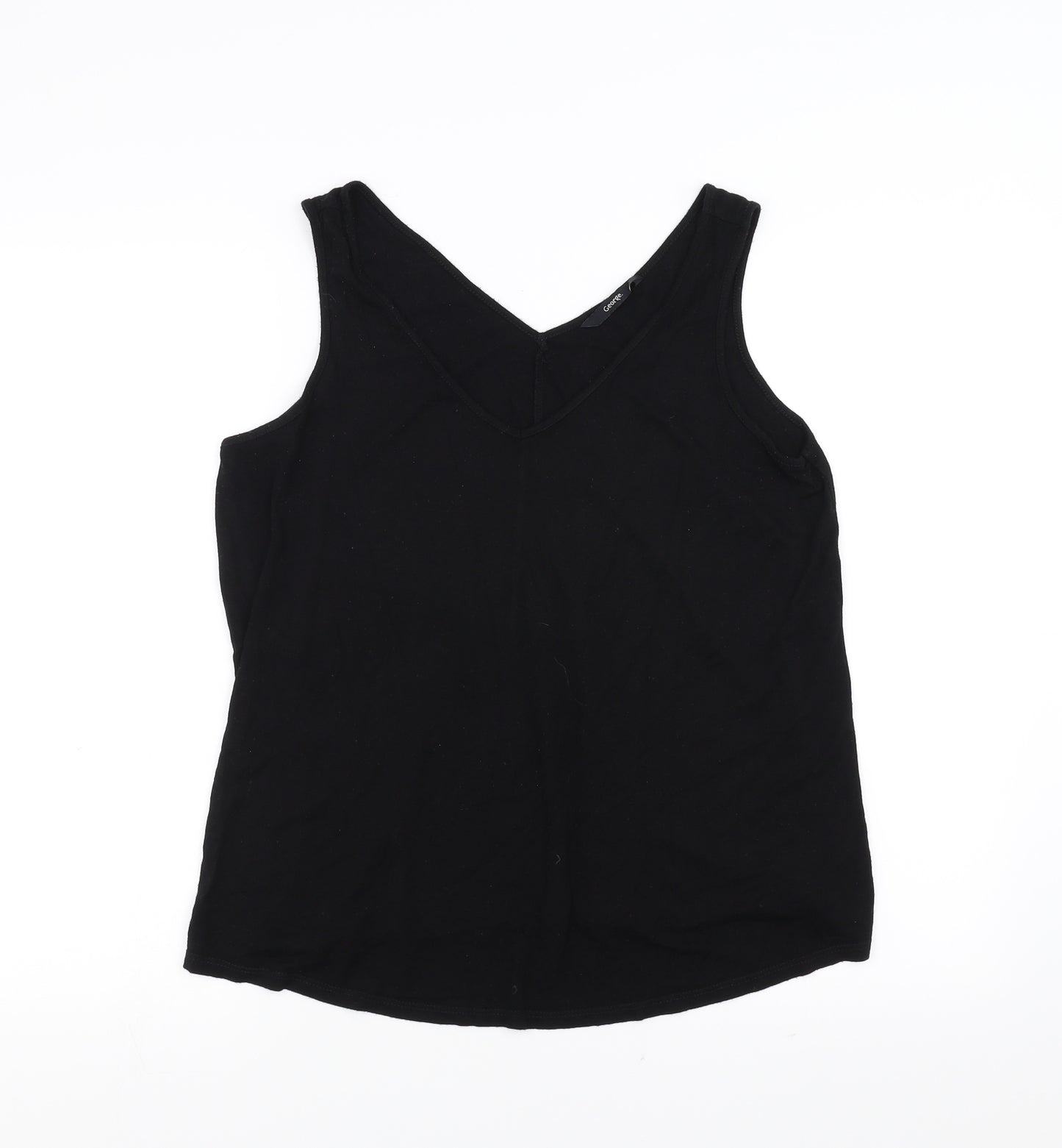 George Womens Black   Basic Blouse Size 12