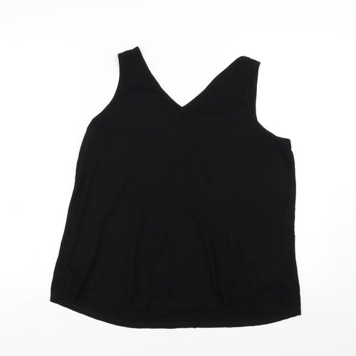 George Womens Black   Basic Blouse Size 12
