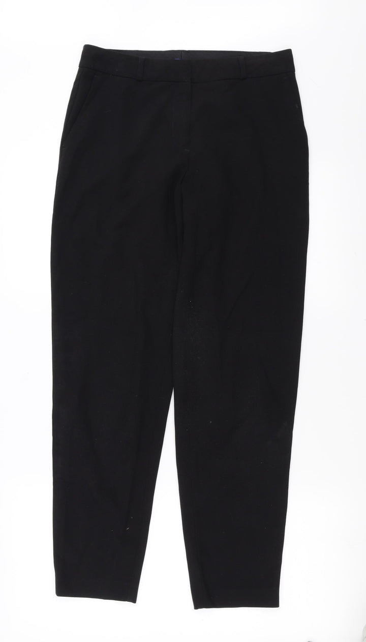 Marks and Spencer Womens Black   Trousers  Size 10 L28 in