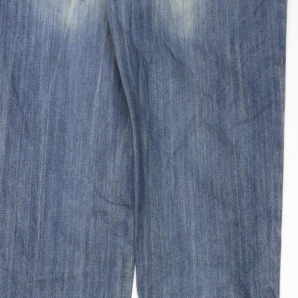 Dateless Womens Blue  Denim Bootcut Jeans Size XS L32 in