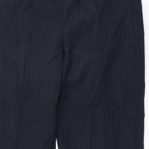 Dorothy Perkins Womens Blue Striped  Trousers  Size 14 L29 in