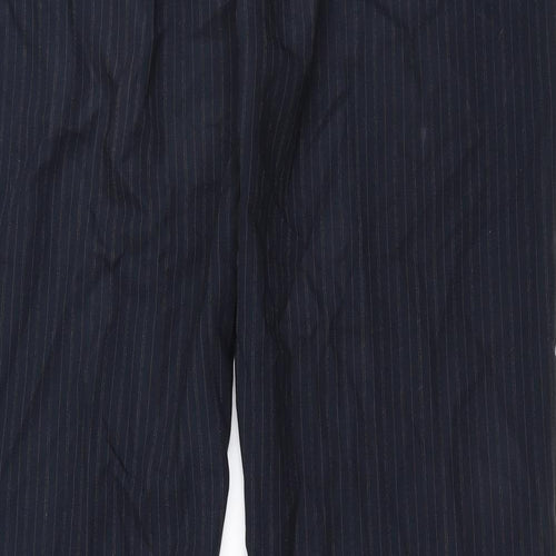 Dorothy Perkins Womens Blue Striped  Trousers  Size 14 L29 in
