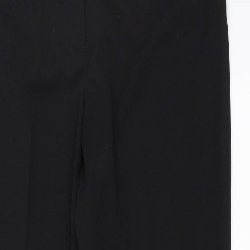 Sainsburys Womens Black   Trousers  Size 14 L28 in - short Leg