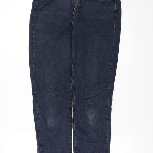 Cambio Womens Blue  Denim Skinny Jeans Size 12 L29 in
