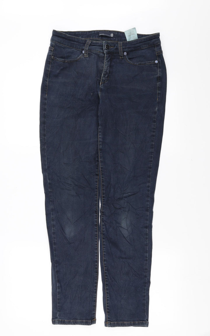 Cambio Womens Blue Denim Skinny Jeans Size 12 L29 in