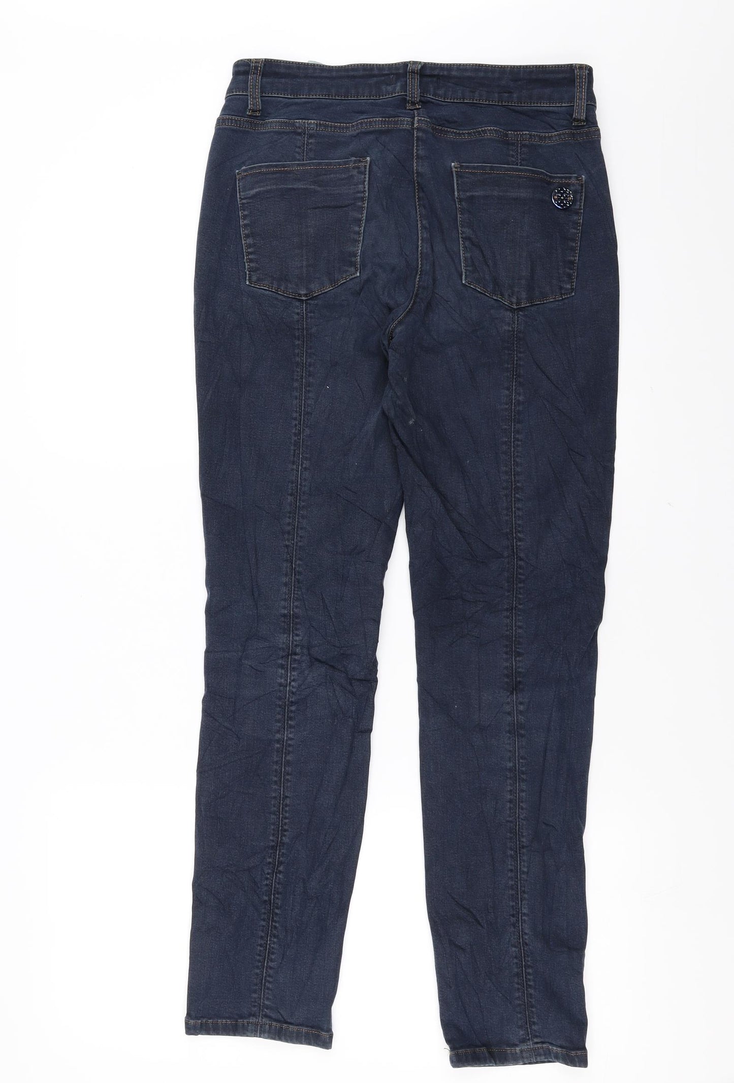 OKAY Womens Blue  Denim Skinny Jeans Size 6 L32 in