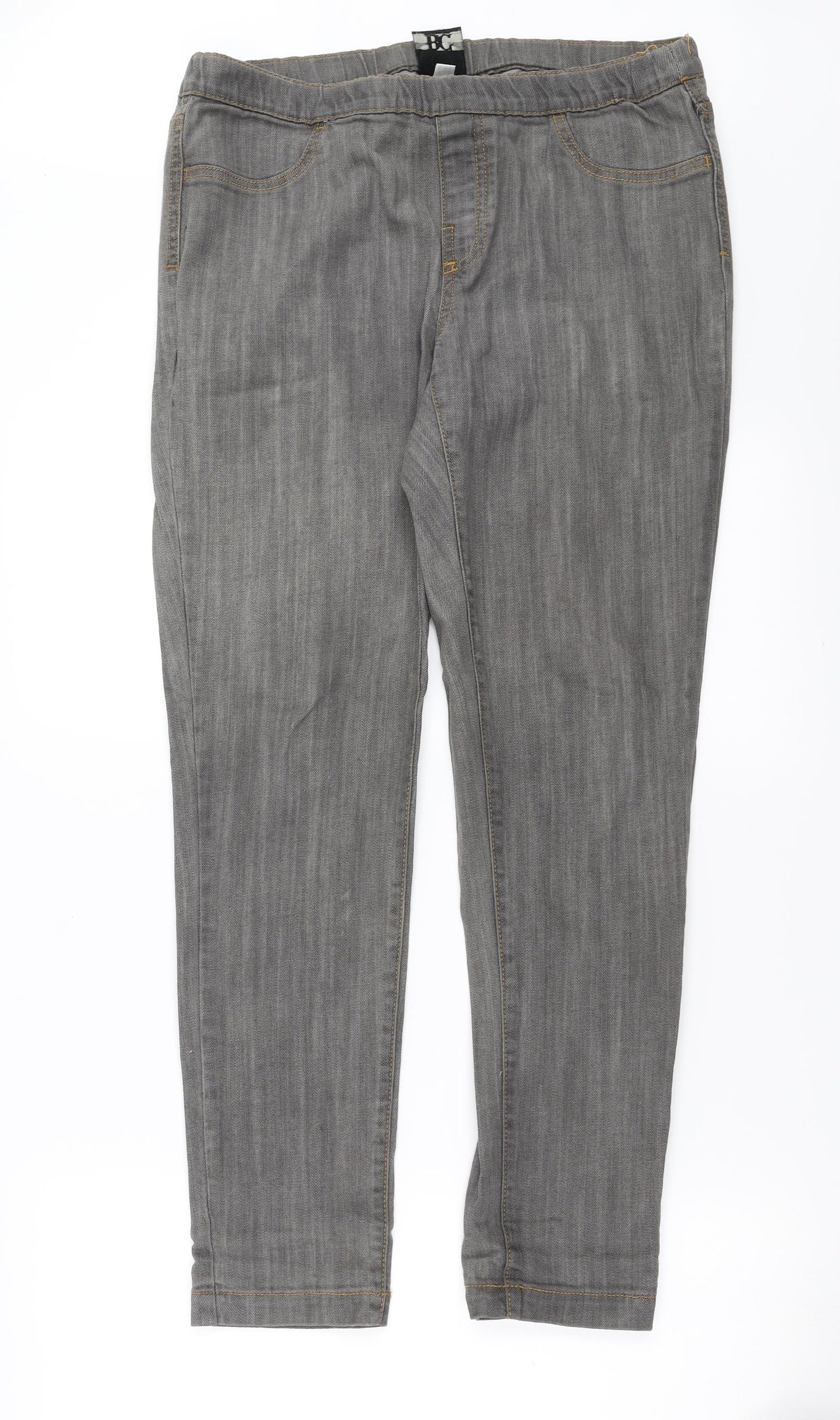 B.C. Best Connections Womens Grey  Denim Jegging Jeans Size 16 L29 in