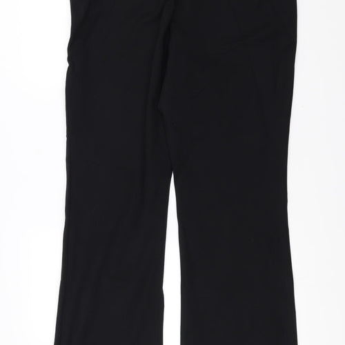 Marks and Spencer Womens Black   Trousers  Size 38 in L33 in - bootleg