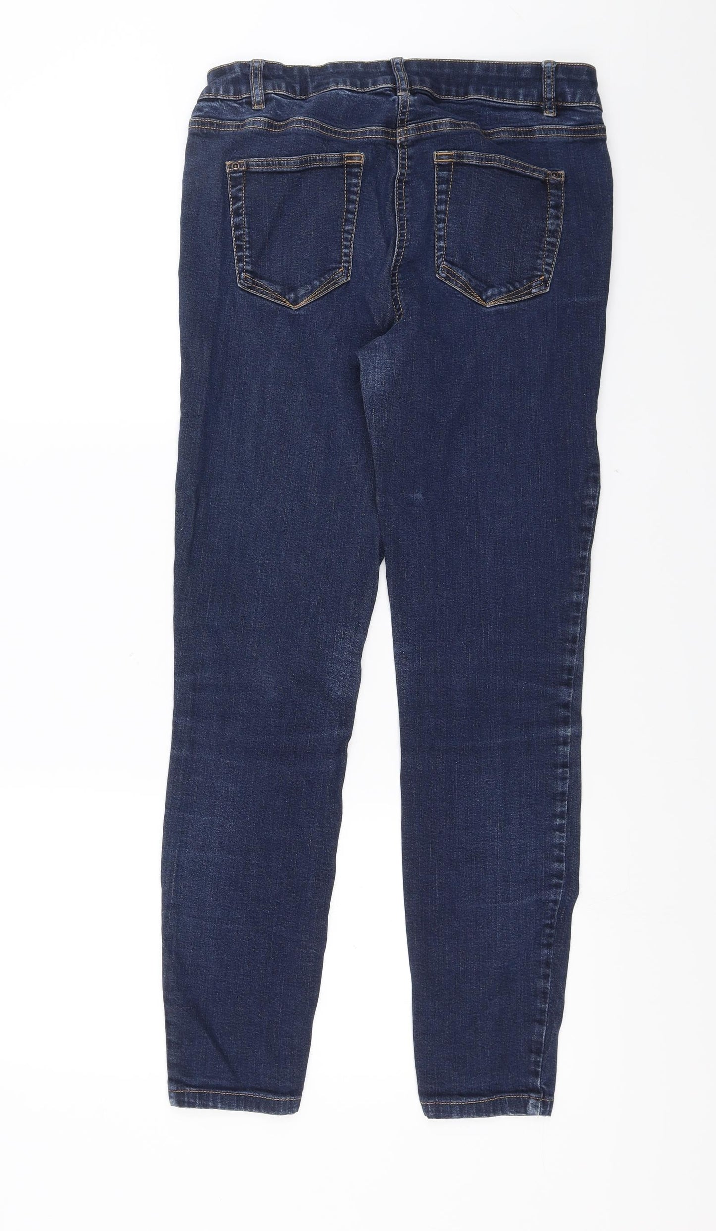 NEXT Womens Blue  Denim Skinny Jeans Size 10 L28 in