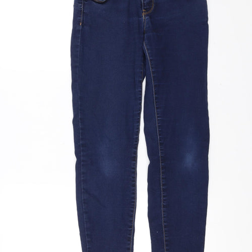 WAX JEAN Womens Blue  Denim Skinny Jeans Size 28 in L29 in