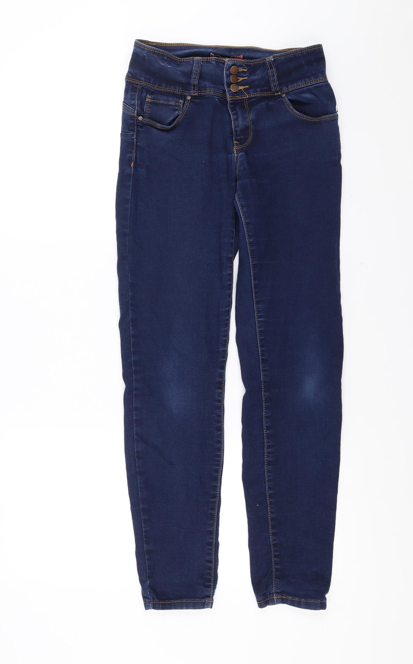 WAX JEAN Womens Blue  Denim Skinny Jeans Size 28 in L29 in