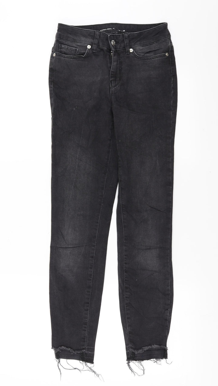 VERO MODA Womens Black  Denim Skinny Jeans Size 26 in L27 in