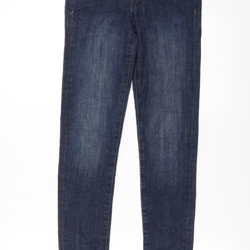 H&M Womens Blue  Denim Skinny Jeans Size 26 in L29 in
