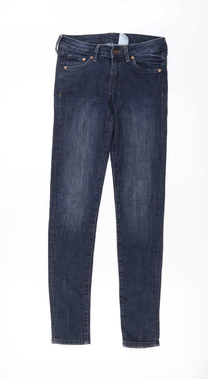 H&M Womens Blue Denim Skinny Jeans Size 26 in L29 in