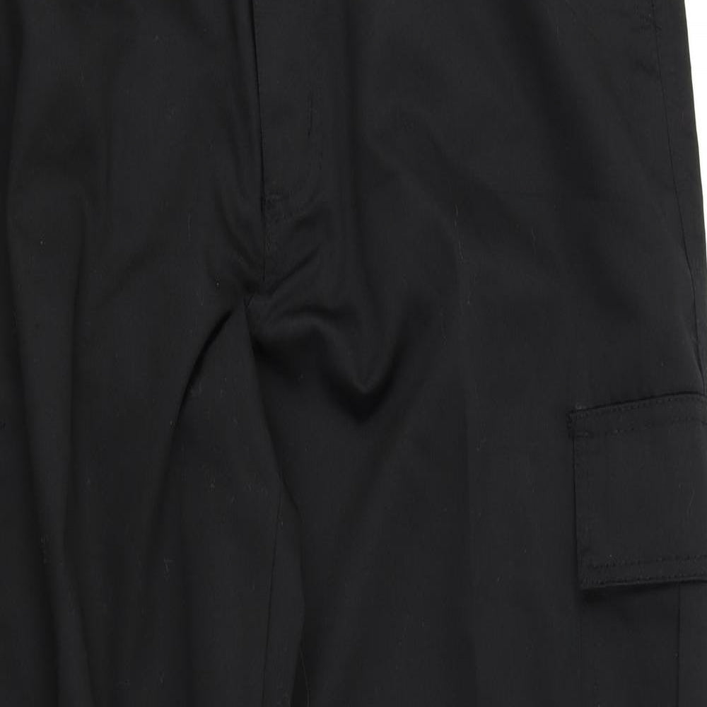 Absolute Apparel Mens Black   Cargo Trousers Size 34 in L30 in