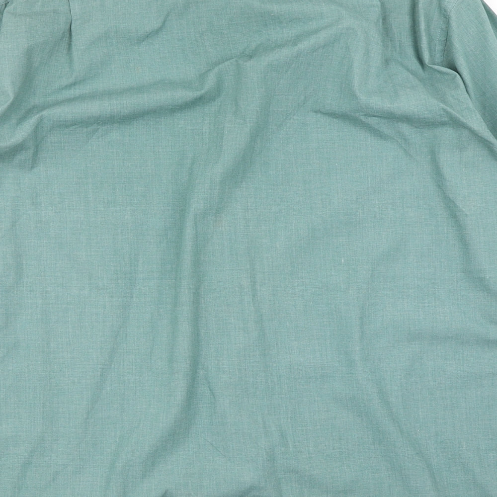 George Mens Green    Dress Shirt Size 15.5