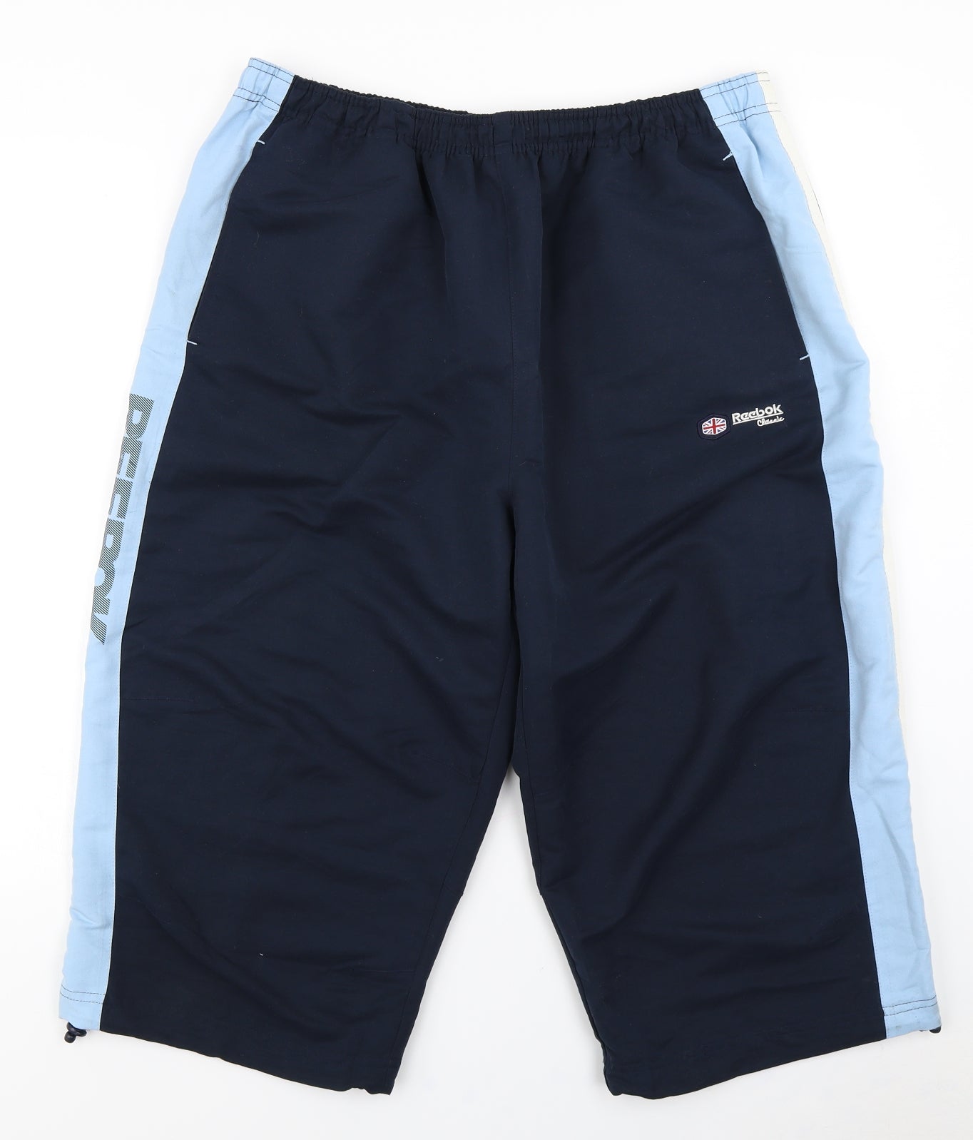 Reebok Mens Blue   Capri Trousers Size XL