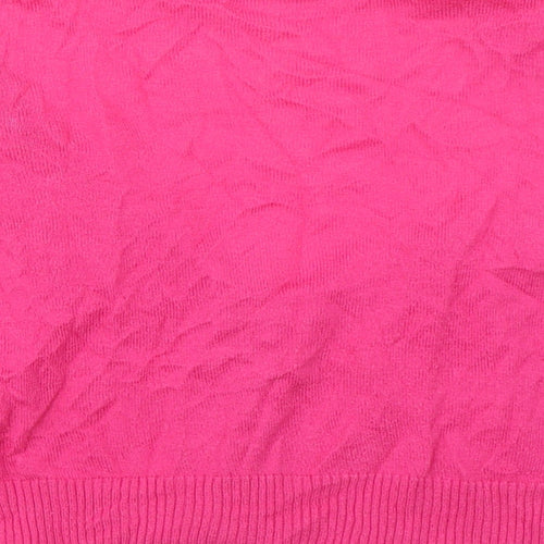 Marks & Spencer Womens Pink   Cardigan Jumper Size S