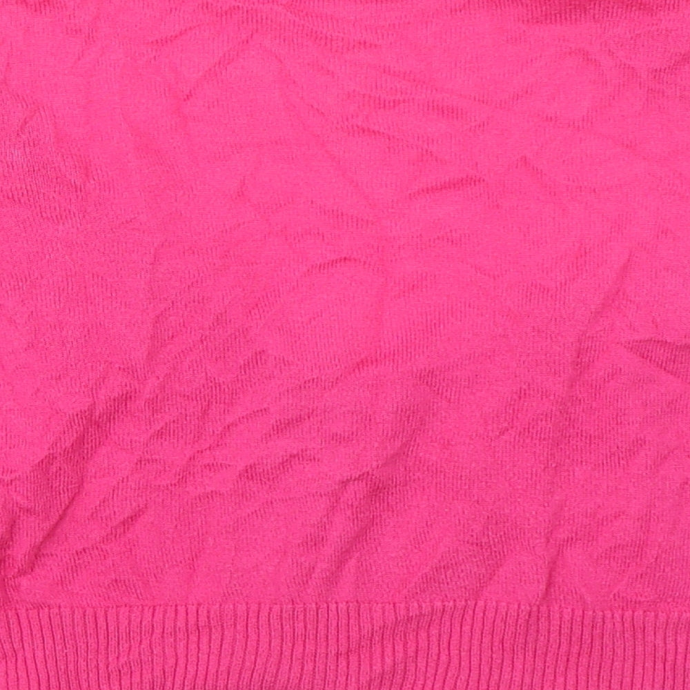 Marks & Spencer Womens Pink   Cardigan Jumper Size S