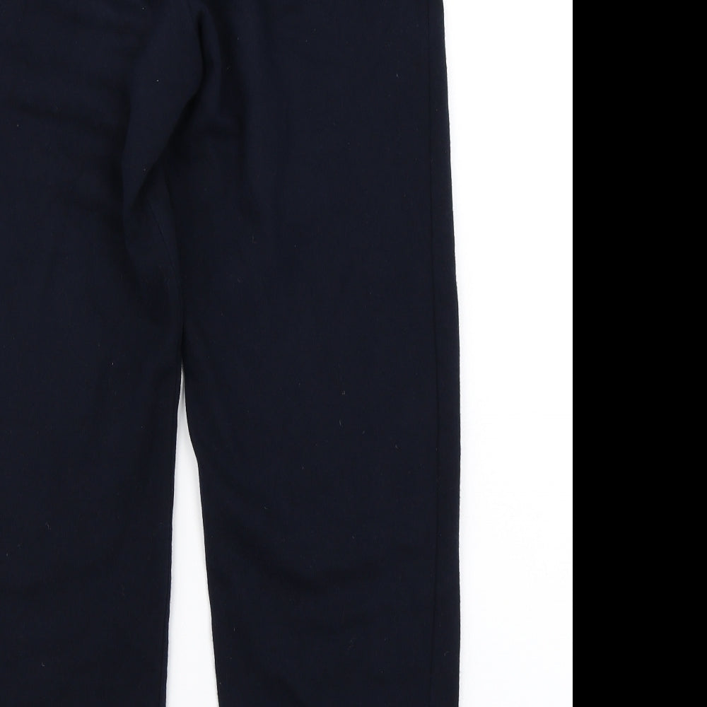 Marks & Spencer Womens Blue   Jogger Trousers Size 12 L27 in