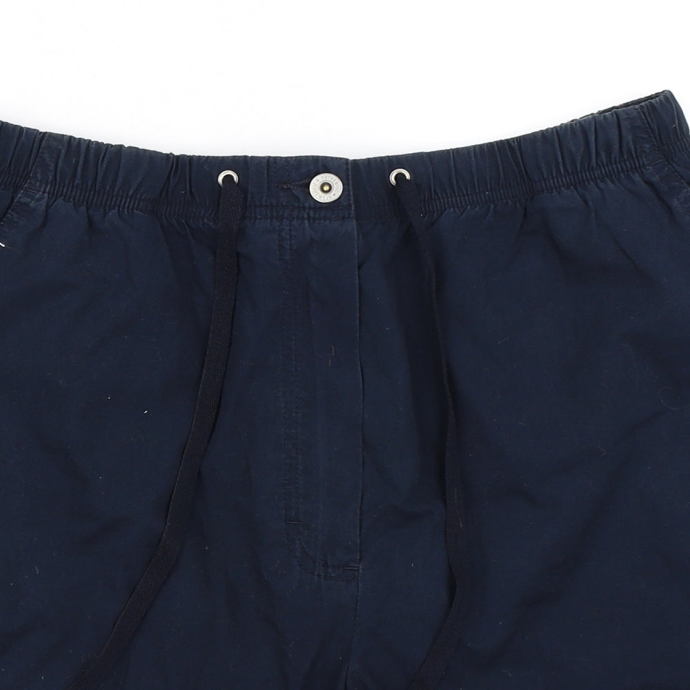 Marks & Spencer Womens Blue   Cargo Shorts Size 16