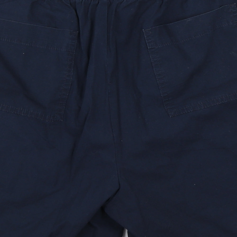 Marks & Spencer Womens Blue   Cargo Shorts Size 16