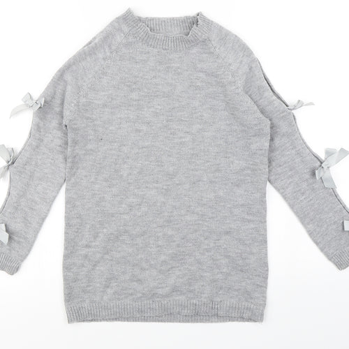 Preworn Womens Grey  Knit Pullover Jumper Size XL