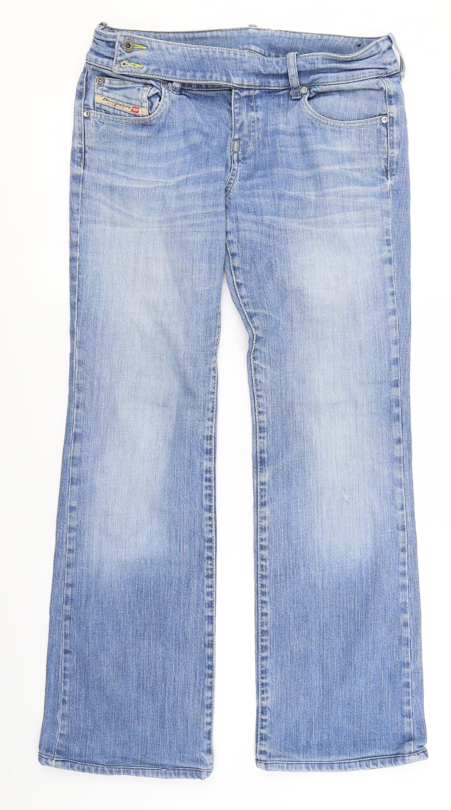 Diesel Womens Blue  Denim Bootcut Jeans Size 32 in L29 in