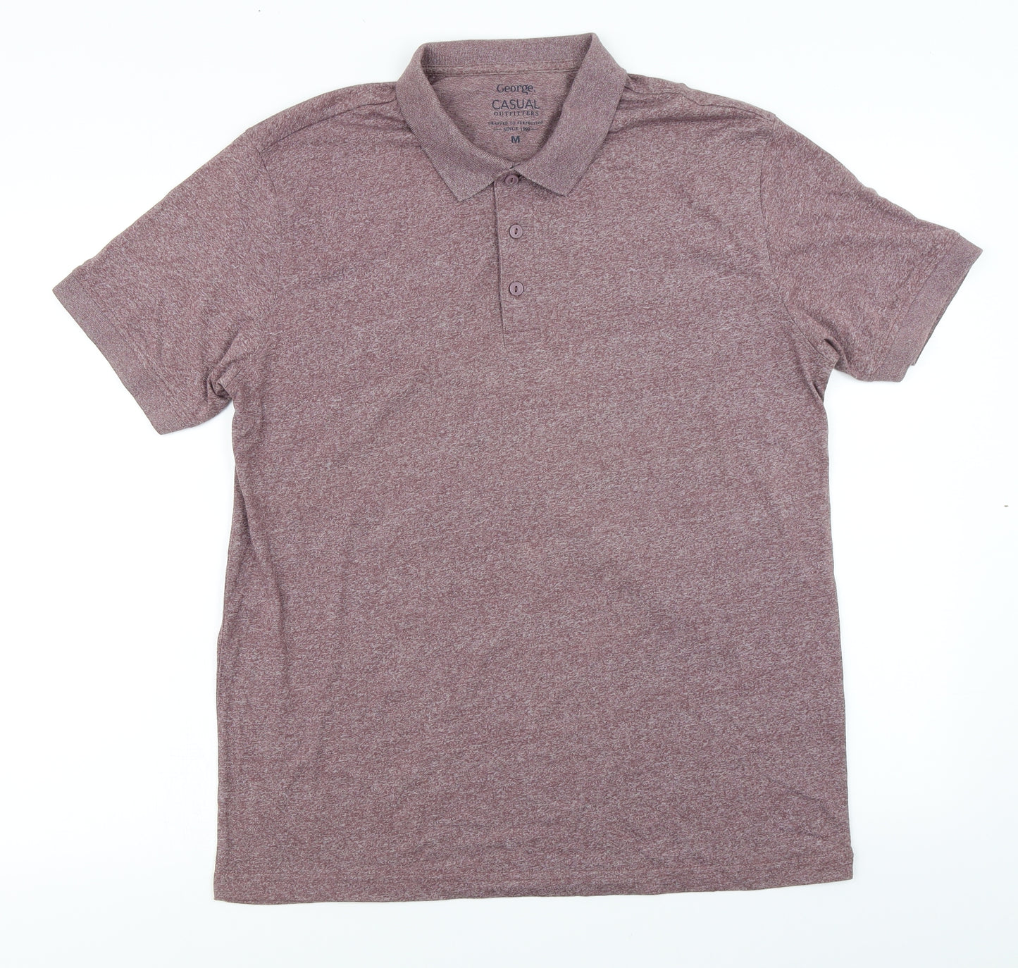 George Mens Purple    Polo Size M