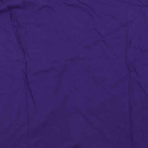 Preworn Womens Purple   Basic T-Shirt Size 2