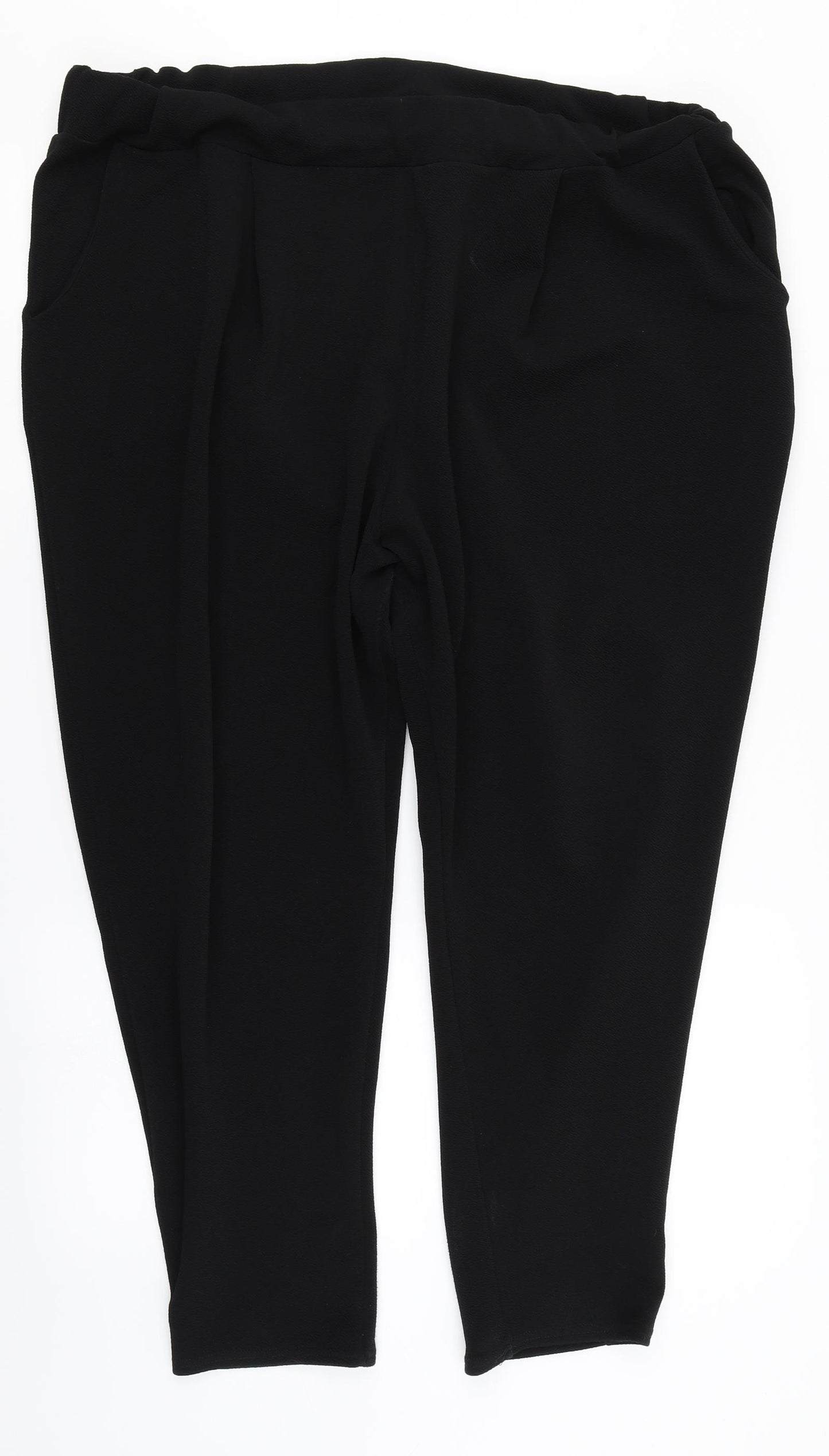 Boohoo Womens Black   Trousers  Size 24 L24 in