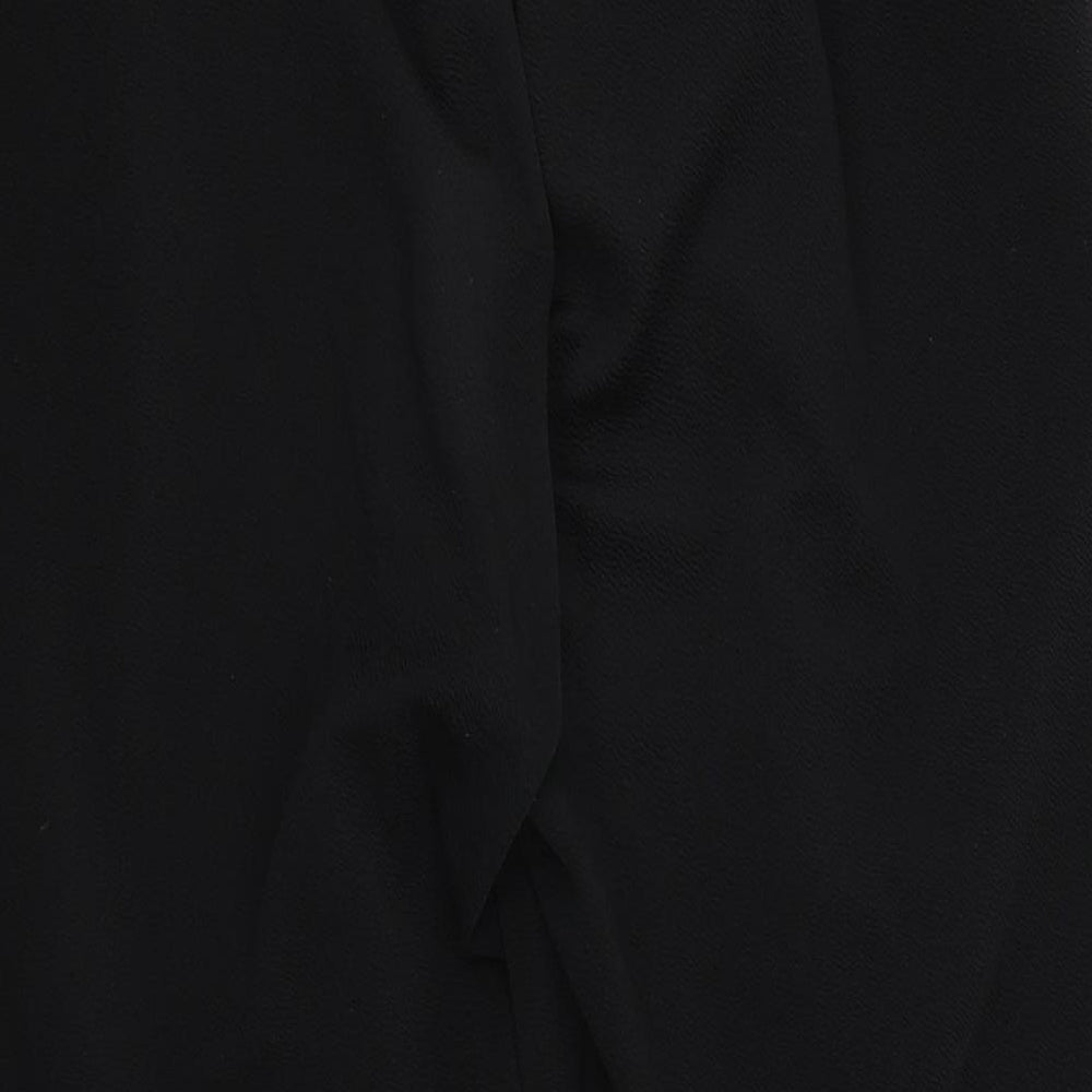 Boohoo Womens Black   Trousers  Size 24 L24 in