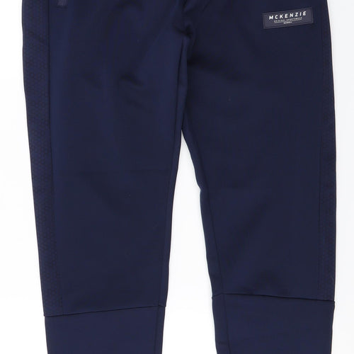 McKenzie Mens Blue   Jogger Trousers Size M L27 in