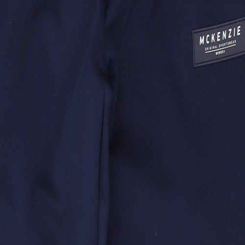 McKenzie Mens Blue   Jogger Trousers Size M L27 in