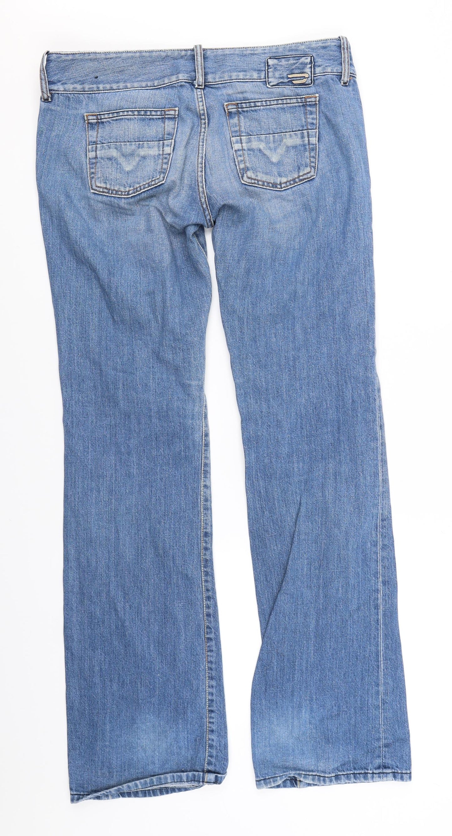 Diesel Womens Blue  Denim Bootcut Jeans Size 34 in L30 in