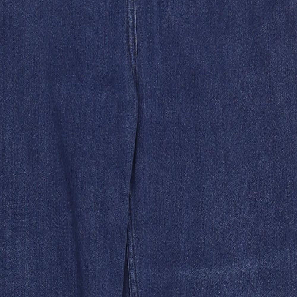 Per Una Womens Blue  Denim Straight Jeans Size 14 L27 in