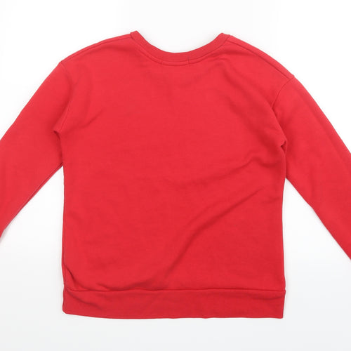 Primark Womens Red  Knit Pullover Jumper Size 4