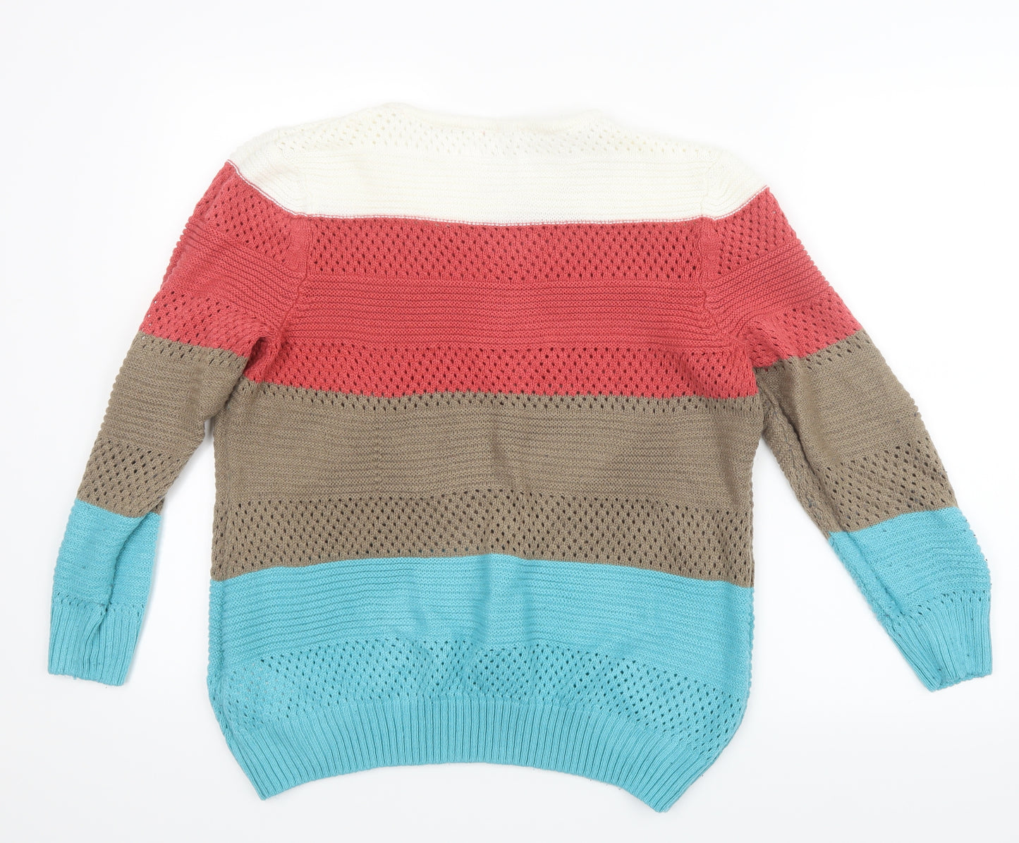 Preworn Womens Blue  Knit Pullover Jumper Size 16
