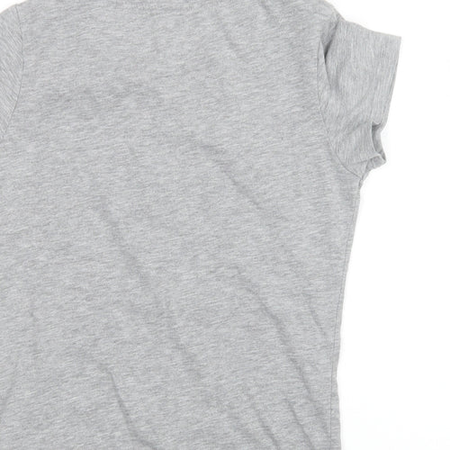 George Womens Grey Geometric  Top Pyjama Top Size 8