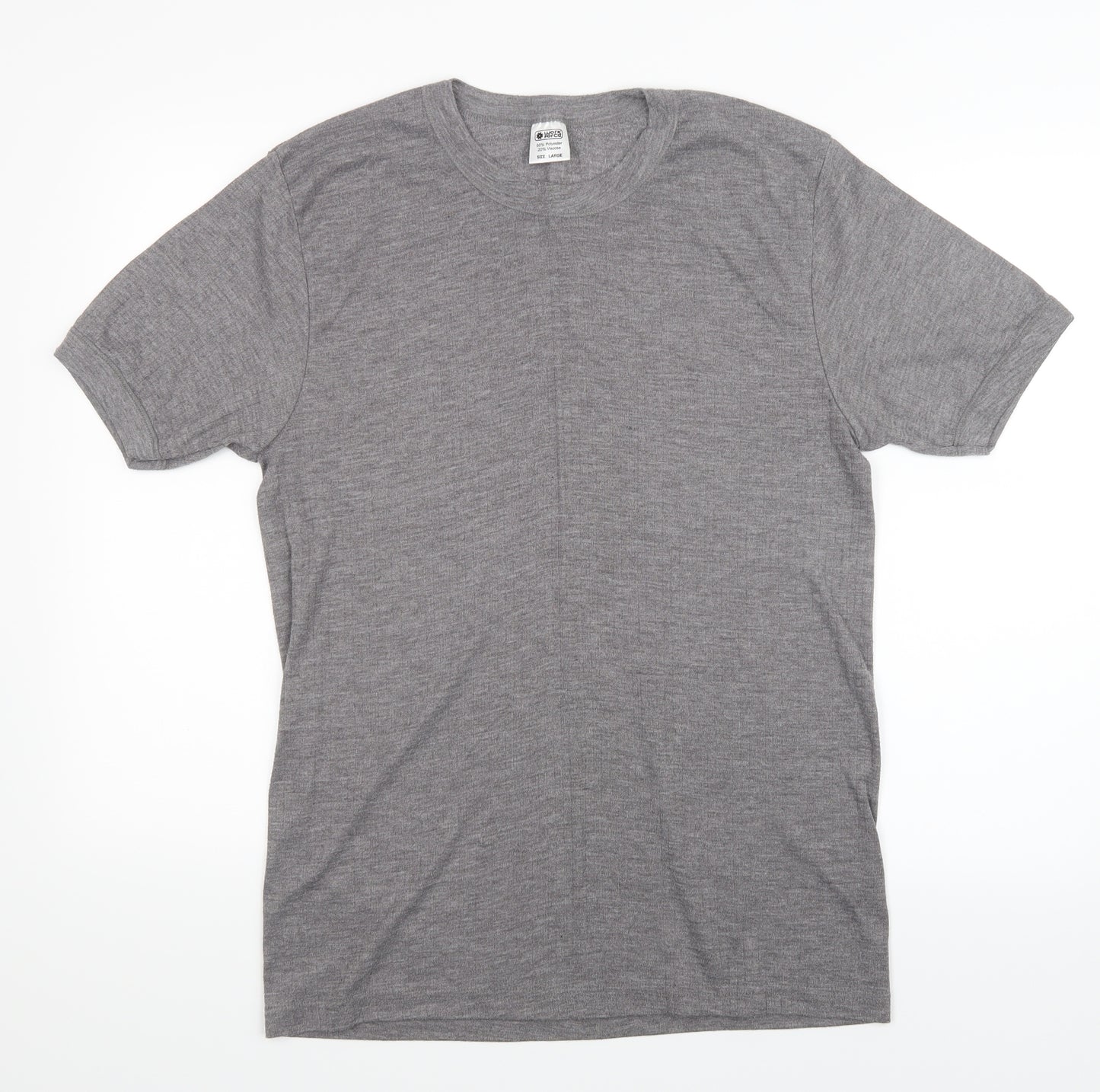 Workforce Mens Grey    T-Shirt Size L