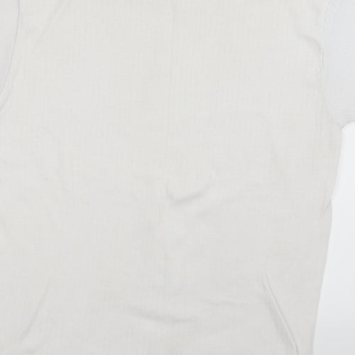 Thermal Womens White   Basic T-Shirt Size L