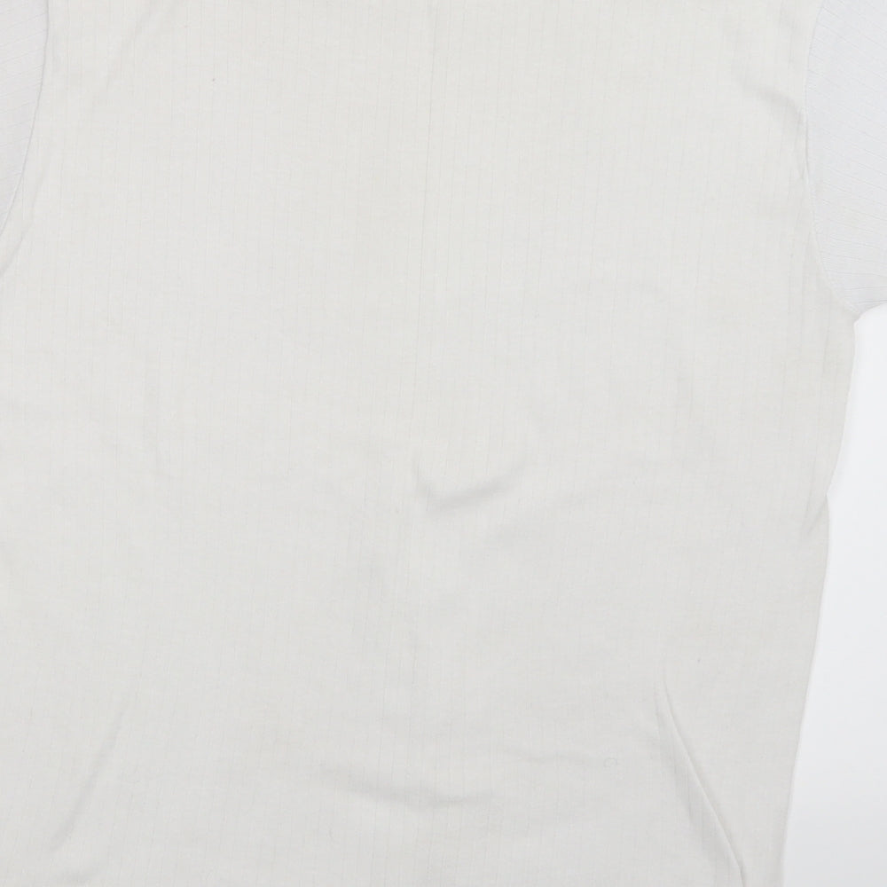 Thermal Womens White   Basic T-Shirt Size L