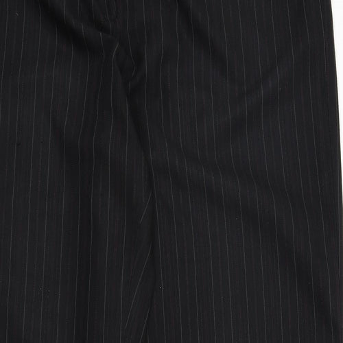 Atmosphere Womens Black Striped  Trousers  Size 20 L30 in